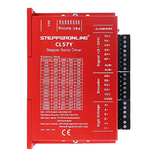 Драйвер шагового двигателя серии Y с замкнутым контуром 0-7,0 А 24-50 В постоянного тока для шаговых двигателей Nema 17, 23, 24