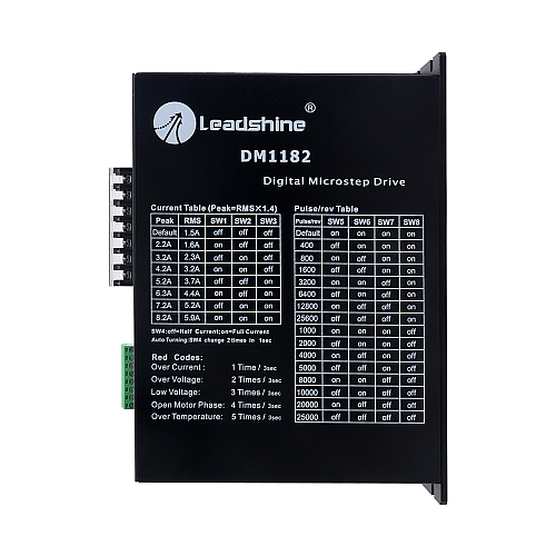 Цифровой шаговый драйвер Leadshine 0,5–8,2 А, 80–150 В переменного тока для шаговых двигателей Nema 34, 42