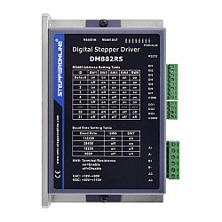 Драйвер шагового двигателя Modbus RS485 2,1–8,2 А, 18–80 В переменного тока или 30–110 В постоянного тока для шагового двигателя Nema 34