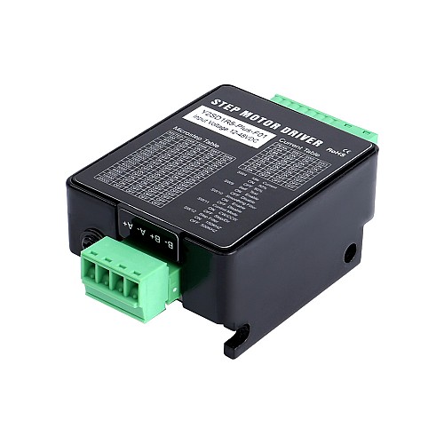 Драйвер шагового двигателя постоянного тока 0,4–3,0 А, 12–48 В постоянного тока, функция сигнализации и управление вводом/выводом для шаговых двигателей Nema 11, 14, 17, 23