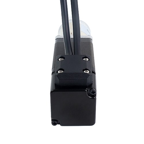 Шаговый двигатель Nema 11 с редуктором замкнутого контура, длина 51 мм, передаточное отношение 14:1, энкодер 1000 имп/об (4000 циклов/об)