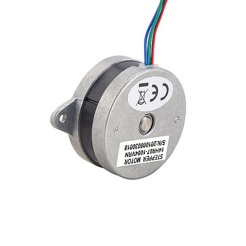 Круглый Nema 14, двухполюсный, 0,9 градуса, 9 Н·см (12,75 унций/дюйм), 1,0 А, Φ36x17,5 мм, 4 провода для Voron Stealthburner