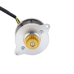 Круглый Nema 14 0,9 градуса 9,5 Н·см (13,5 унций·дюйм) 0,43 А Φ36x21,5 мм со шкивом