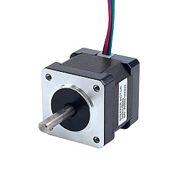 Двойной вал Nema 14 1,8 градуса 18 Н·см (25,5 унций·дюйм) 0,8 А 35,2 x 35,2 x 34 мм 4 провода