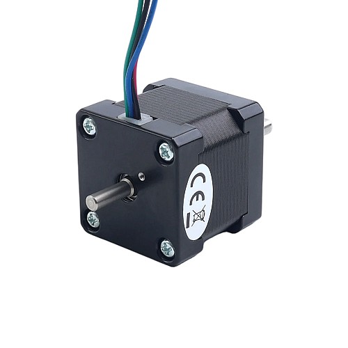 Двойной вал Nema 14 1,8 градуса 18 Н·см (25,5 унций·дюйм) 0,8 А 35,2 x 35,2 x 34 мм 4 провода