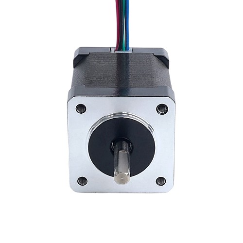 Двухвальный Nema 14, биполярный, 1,8 градуса, 40 Н·см (56,64 унций·дюйма), 1,5 А, 35,2 x 35,2 x 52 мм, 4 провода