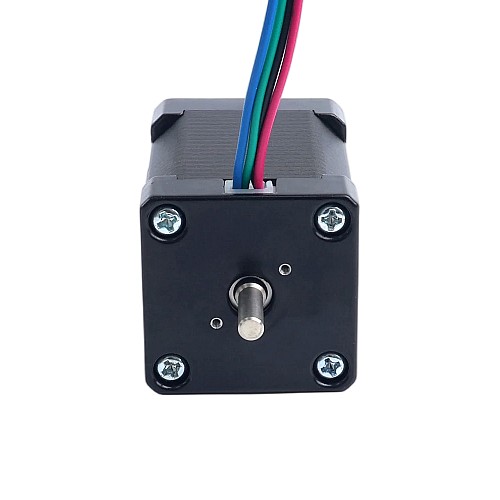 Двухвальный Nema 14, биполярный, 1,8 градуса, 40 Н·см (56,64 унций·дюйма), 1,5 А, 35,2 x 35,2 x 52 мм, 4 провода
