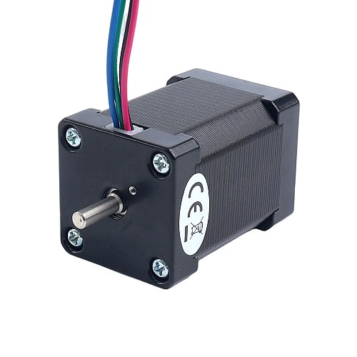 Двухвальный Nema 14, биполярный, 1,8 градуса, 40 Н·см (56,64 унций·дюйма), 1,5 А, 35,2 x 35,2 x 52 мм, 4 провода