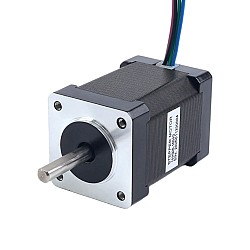 Двухвальный Nema 14, биполярный, 1,8 градуса, 40 Н·см (56,64 унций·дюйма), 1,5 А, 35,2 x 35,2 x 52 мм, 4 провода
