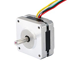Nema 16 униполярный, 1,8 град, 8 Нсм (11,33 унции дюйма), 0,5 А, 39x39x20 мм, 6 проводов