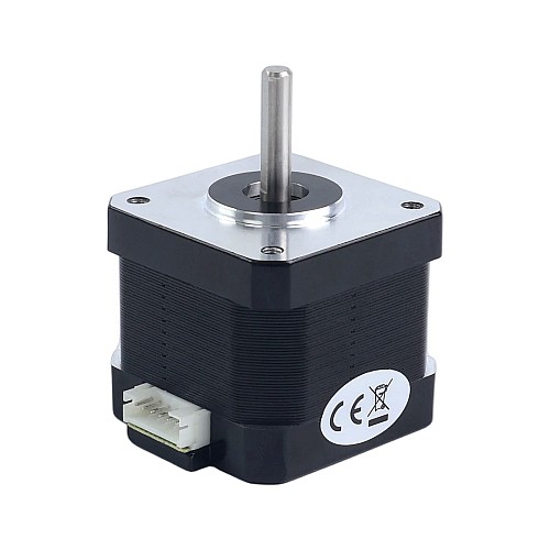 Биполярный шаговый двигатель Nema 17 42 Н·см (59,48 oz·in) 1,7 А 42x42x37,5 мм 4 провода с кабелем 1 м и разъемом - 17HE15-1704S | StepperOnline