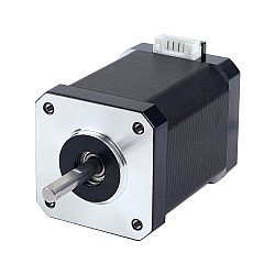 Двухполюсный Nema 17 серии E, 60 Н·см (84,97 унций·дюйма), 2,1 А, 42 x 42 x 60 мм, 4 провода с кабелем 1 м и разъемом
