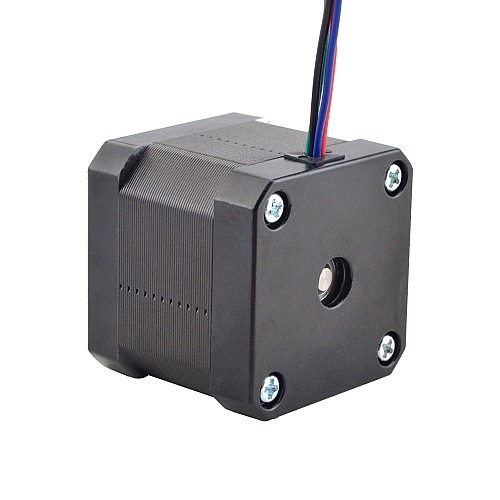 Короткий вал Nema 17, биполярный, 36 Н·см (51 унция-дюйм), 1,58 А, 42 x 42 x 39 мм, 4 провода