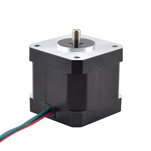 Короткий вал Nema 17, биполярный, 36 Н·см (51 унция-дюйм), 1,58 А, 42 x 42 x 39 мм, 4 провода