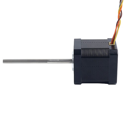 Высокотемпературный шаговый двигатель Nema 17 55Ncm(77,93oz.in) 80mm Вал типа D Φ5mm Класс изоляции H 180C - 17HS19-2504S-H-V5 | StepperOnline