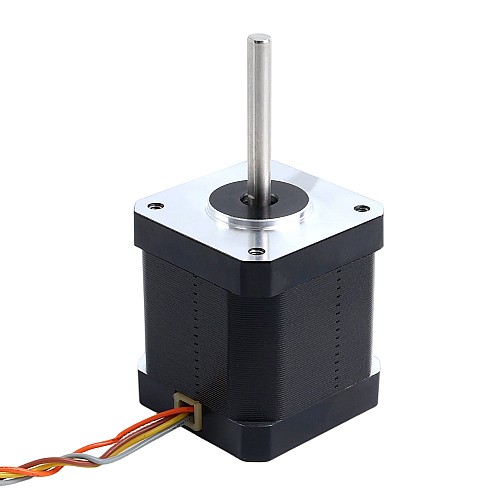 Высокотемпературный шаговый двигатель Nema 17, 55 Ncm (77,93 oz.in), вал D-типа 5 мм, 38 мм, класс изоляции H 180 °C, разъем JST-XH - 17HS19-2504S-H-V6 | StepperOnline
