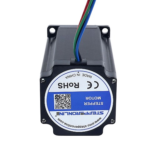 Шаговый двигатель Nema 23 серии P, биполярный, 3 Нм (425 унций-дюймов), 4,2 А, 57 x 57 x 113 мм, 4 провода, с ЧПУ