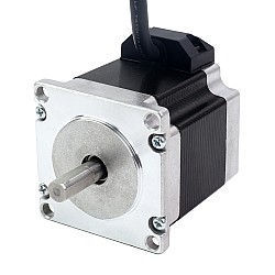 Двухвальный Nema 23, биполярный, 1,2 Нм (169,9 унций-дюймов), 2,8 А, 57x57x56 мм, 4 провода