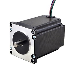 Короткий вал Nema 23, биполярный, 1,89 Нм (267,65 унций-дюймов), 2,9 А, 57x57x76,5 мм, 4 провода