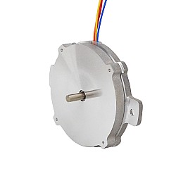Круглый блин Nema 24, двухполюсный, 1,8 градуса, 6 Н·см (8,5 унций·дюйма), 1 А, Φ60x9,6 мм, 4 провода