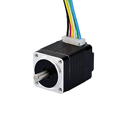 Nema 8 униполярный 1,8 градуса 1,8 Н·см (2,55 унций·дюйма) 0,5 А 20x20x28 мм 6 проводов
