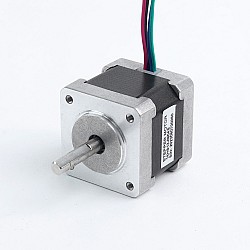 Б/у - Nema 14 биполярный 1,8 градуса 18 Н·см (25,5 унций·дюйм) 0,8 А 35x35x34 мм 4 провода