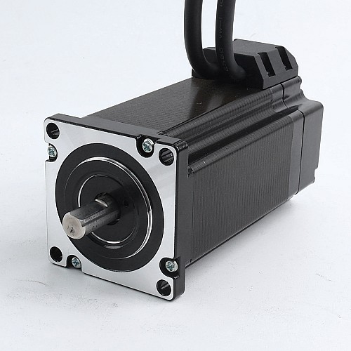 Бывшие в употреблении товары - Шаговый двигатель Nema 24 серии S с замкнутым контуром, 4,0 Нм (566,45 унций-дюймов), энкодер 1000 имп/об (4000 циклов/об) - 24HS40-5004D-E1000-USED | StepperOnline