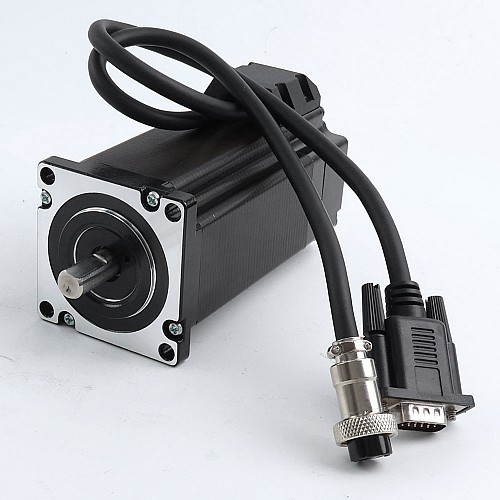 Бывшие в употреблении товары - Шаговый двигатель Nema 24 серии S с замкнутым контуром, 4,0 Нм (566,45 унций-дюймов), энкодер 1000 имп/об (4000 циклов/об) - 24HS40-5004D-E1000-USED | StepperOnline