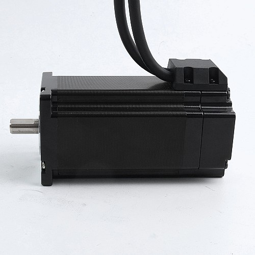 Бывшие в употреблении товары - Шаговый двигатель Nema 24 серии S с замкнутым контуром, 4,0 Нм (566,45 унций-дюймов), энкодер 1000 имп/об (4000 циклов/об) - 24HS40-5004D-E1000-USED | StepperOnline