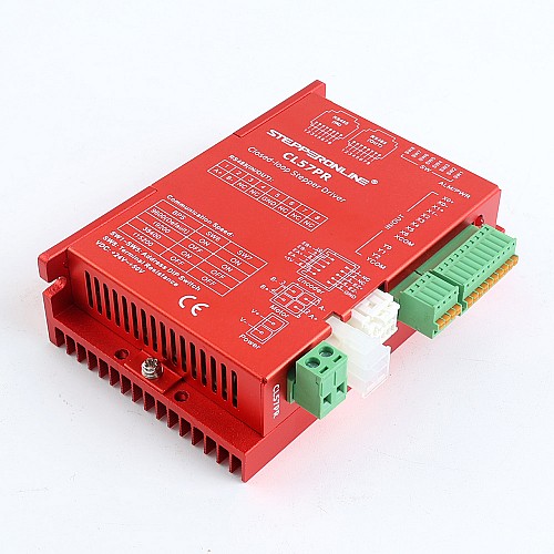 Б/у - Китайский склад - Драйвер шагового двигателя с замкнутым контуром Modbus RS485 серии Y, 0–5,0А, 20–50В постоянного тока для шаговых двигателей Nema 17, 23, 24 - CL57PR-USED | StepperOnline