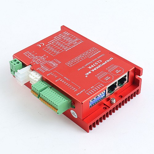 Б/у - Китайский склад - Драйвер шагового двигателя с замкнутым контуром Modbus RS485 серии Y, 0–5,0А, 20–50В постоянного тока для шаговых двигателей Nema 17, 23, 24 - CL57PR-USED | StepperOnline