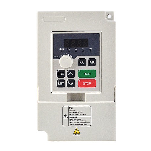 Преобразователь частоты STEPPERONLINE CNC VFD 1,5 кВт 2 л.с. 14 А 110 В для управления скоростью вращения шпинделя Преобразователь частоты STEPPERONLINE CNC VFD 1,5 кВт 2 л.с. 14 А 110 В для управления скоростью вращения шпинделя