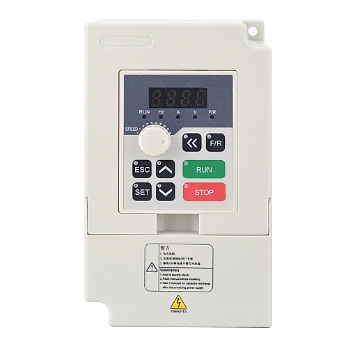 Преобразователь частоты STEPPERONLINE CNC VFD 2.2 кВт 3 л.с. 20 А 110 В для управления скоростью вращения шпинделя
